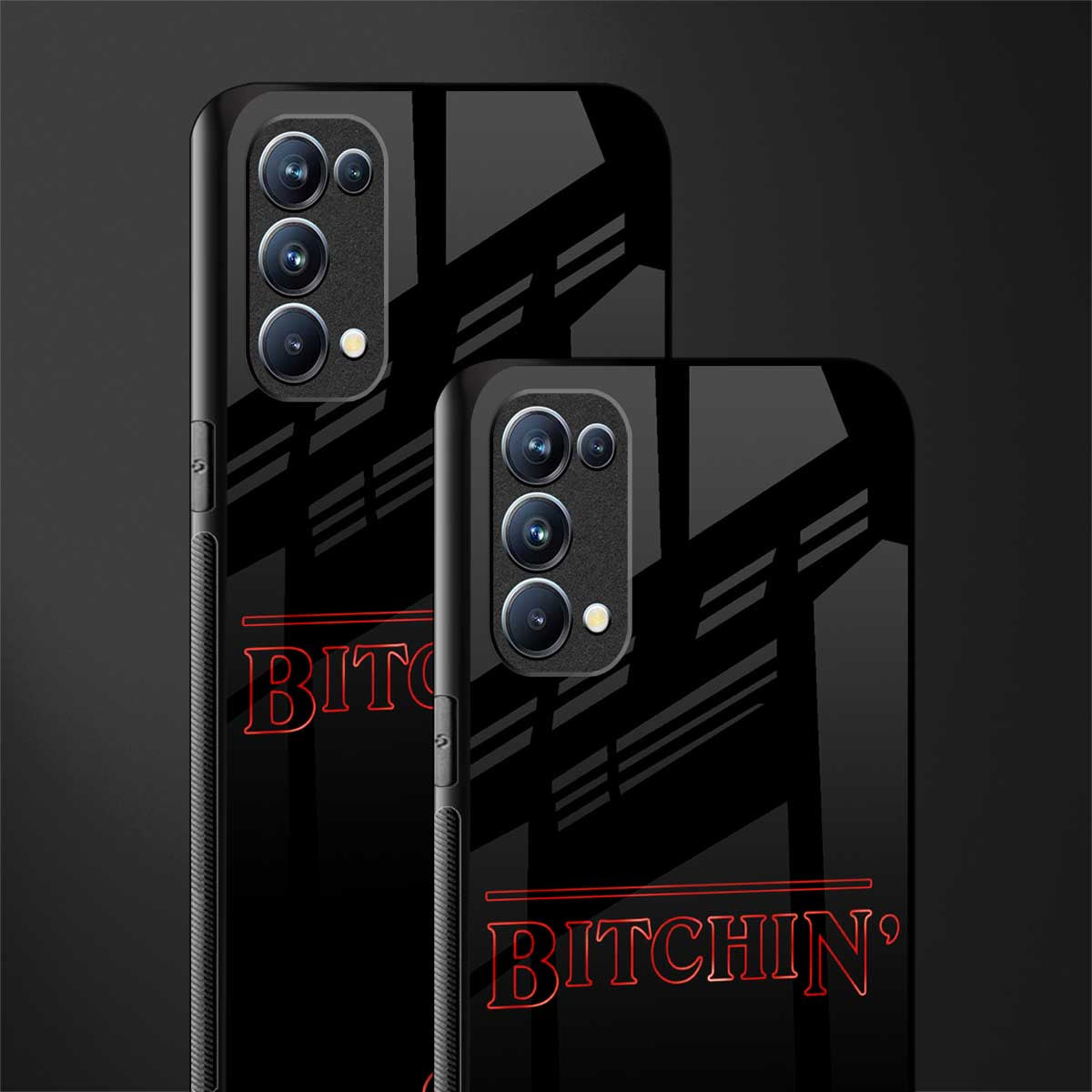 bitchin back phone cover | glass case for oppo reno 5