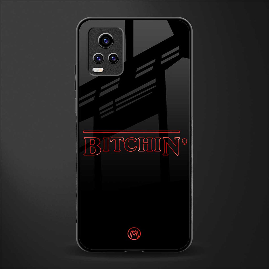bitchin back phone cover | glass case for vivo v21e 4g