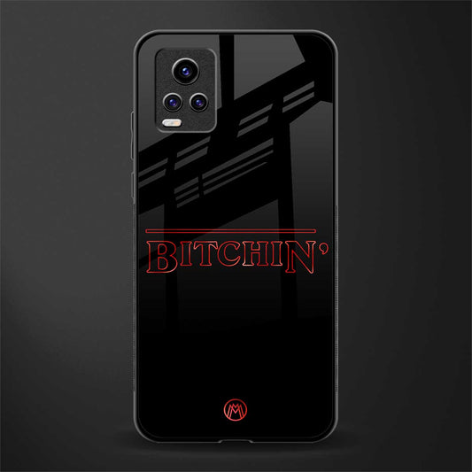 bitchin back phone cover | glass case for vivo v21e 4g