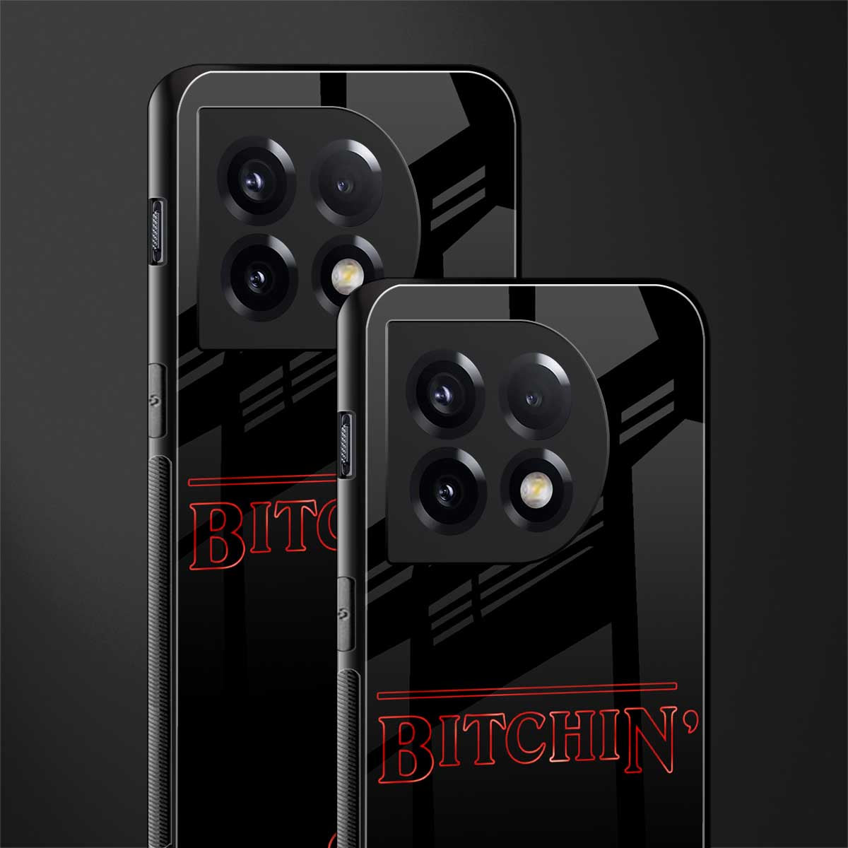 bitchin back phone cover | glass case for oneplus 11
