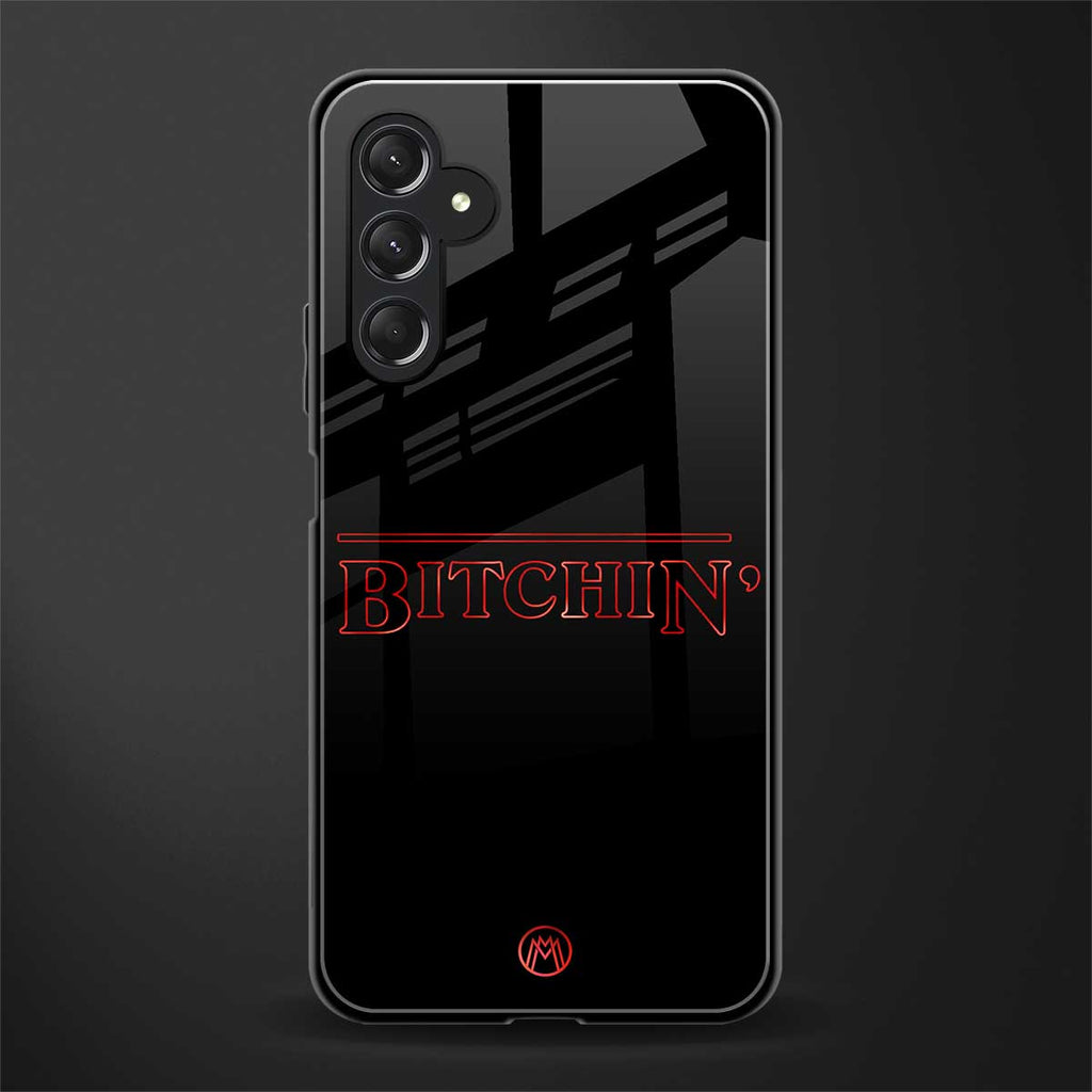 bitchin back phone cover | glass case for samsun galaxy a24 4g