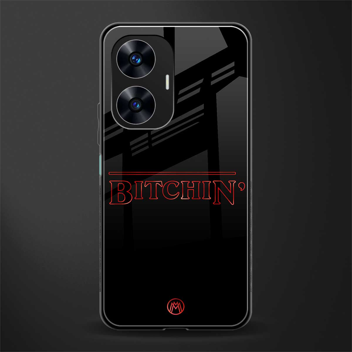 bitchin back phone cover | glass case for realme c55