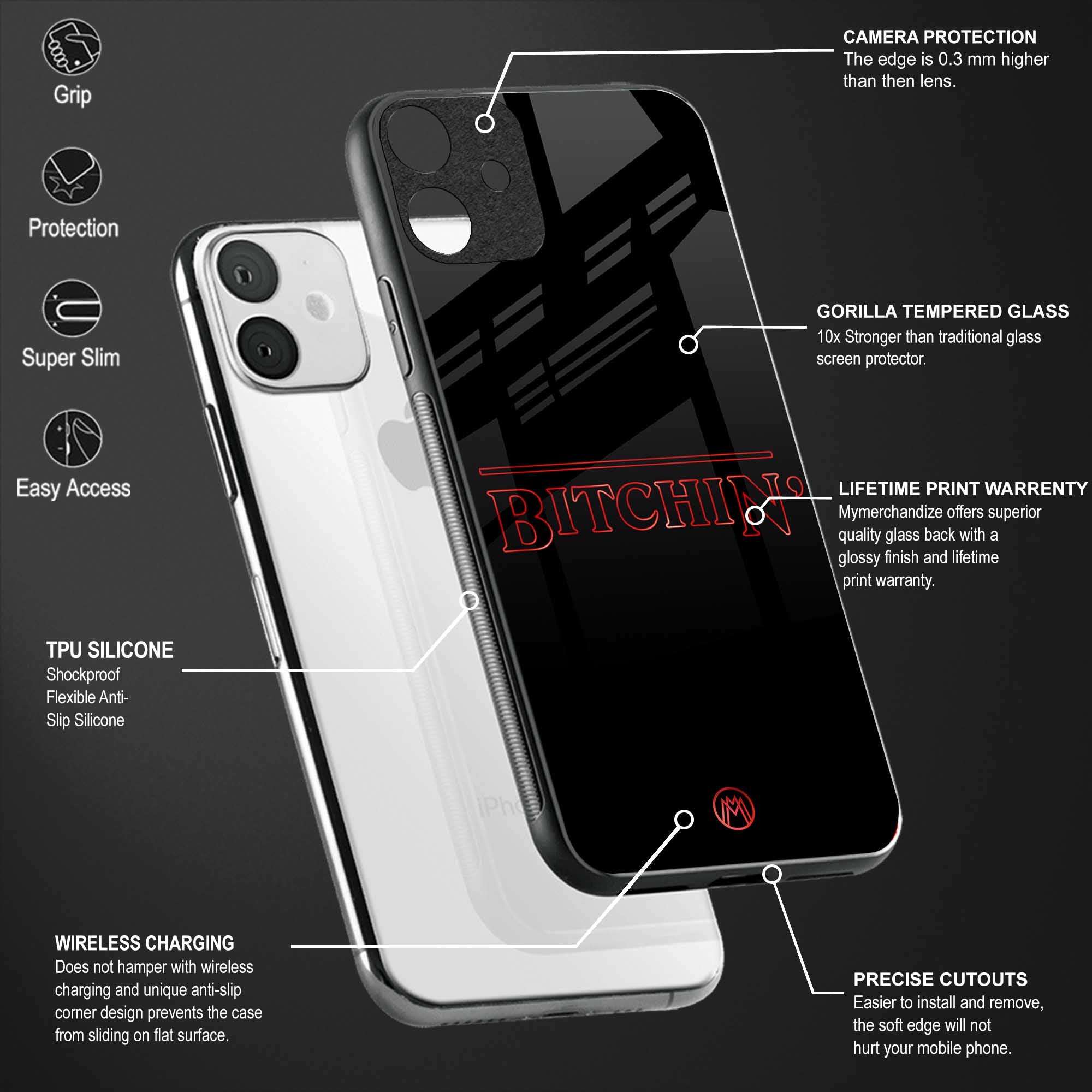 bitchin glass case for redmi note 11 image-4