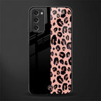 black & pink cheetah fur glass case for samsung galaxy s20 fe image