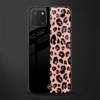 black & pink cheetah fur glass case for samsung galaxy note 10 lite image