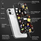 black aesthetic collage glass case for samsung galaxy s22 plus 5g image-4