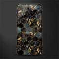 black blue tile marble glass case for vivo s1 pro image