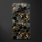 black blue tile marble glass case for vivo s1 pro image