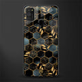 black blue tile marble glass case for samsung galaxy m30s image