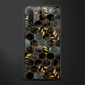 black blue tile marble glass case for samsung galaxy note 10 image