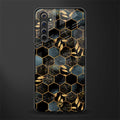 black blue tile marble glass case for realme 6 pro image