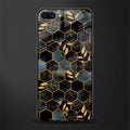 black blue tile marble glass case for realme c1 image