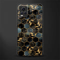 black blue tile marble back phone cover | glass case for vivo y73