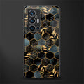 black blue tile marble glass case for vivo x70 pro plus image