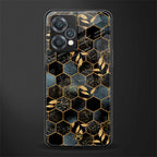 black blue tile marble back phone cover | glass case for realme 9 pro 5g