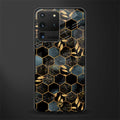 black blue tile marble glass case for samsung galaxy s20 ultra image