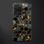 black blue tile marble glass case for samsung galaxy s20 ultra image