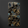 black blue tile marble glass case for vivo y91i image