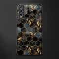 black blue tile marble glass case for vivo y20i vivo y20t image