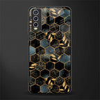 black blue tile marble glass case for vivo y20i vivo y20t image