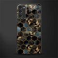 black blue tile marble glass case for samsung galaxy s20 fe image