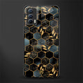 black blue tile marble glass case for realme x7 image