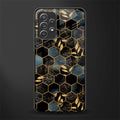 black blue tile marble glass case for samsung galaxy a52s 5g image