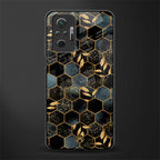 black blue tile marble glass case for redmi note 10 pro image