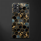 black blue tile marble glass case for oneplus 9r image
