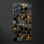 black blue tile marble glass case for oneplus 9 pro image