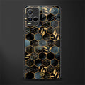black blue tile marble glass case for vivo y21t image