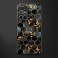 black blue tile marble glass case for redmi 10 prime image