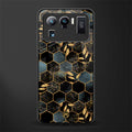 black blue tile marble glass case for mi 11 ultra 5g image