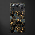 black blue tile marble glass case for mi 11 ultra 5g image