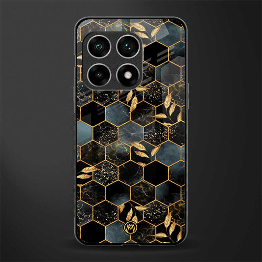 black blue tile marble glass case for oneplus 10 pro 5g image