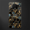 black blue tile marble glass case for oneplus 7t image