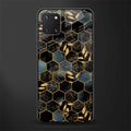 black blue tile marble glass case for samsung a81 image