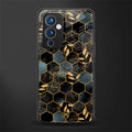 black blue tile marble back phone cover | glass case for oneplus 9