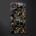 black blue tile marble back phone cover | glass case for samsung galaxy f42