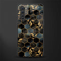 black blue tile marble glass case for oneplus nord ac2001 image