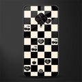 black cherries check pattern glass case for vivo s1 pro image