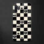 black cherries check pattern glass case for samsung galaxy note 10 plus image