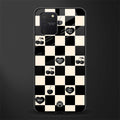 black cherries check pattern glass case for samsung galaxy s10 lite image