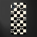 black cherries check pattern glass case for vivo y91i image