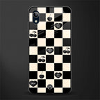 black cherries check pattern glass case for vivo y91i image