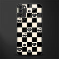 black cherries check pattern glass case for samsung galaxy note 20 image