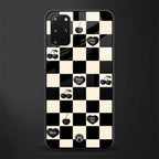 black cherries check pattern glass case for samsung galaxy s20 plus image