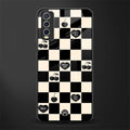 black cherries check pattern glass case for vivo y20svivo y20avivo y20g image