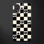 black cherries check pattern glass case for realme 7 pro image