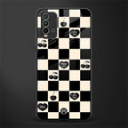 black cherries check pattern glass case for redmi 9 power image
